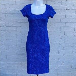 Elegant Blue Women's Dress